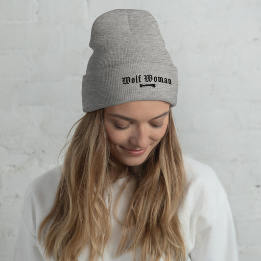 Wolf Woman Cuffed Beanie