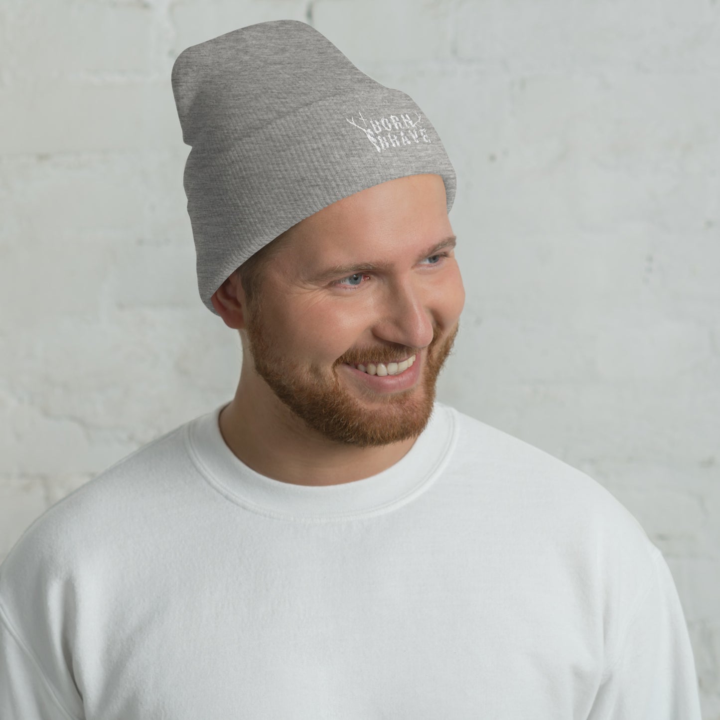 Born Brave Original Cuffed Beanie