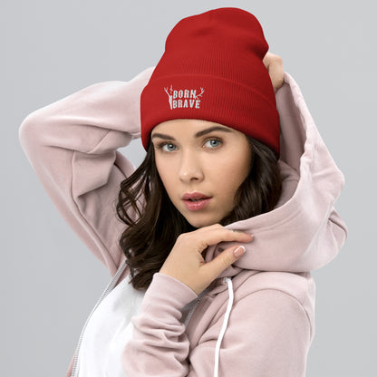 Born Brave Original Cuffed Beanie