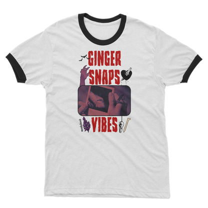 Ginger Snaps Vibes Adult Ringer T-Shirt