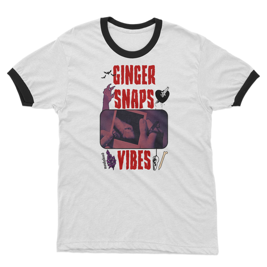 Ginger Snaps Vibes Adult Ringer T-Shirt