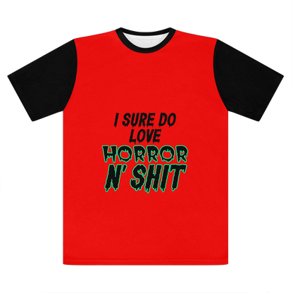 Sure I do love horror and shit Unisex T-Shirt