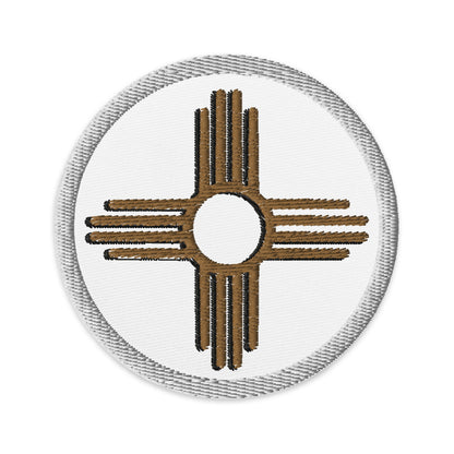 Native Sun Symbol Embroidered patch