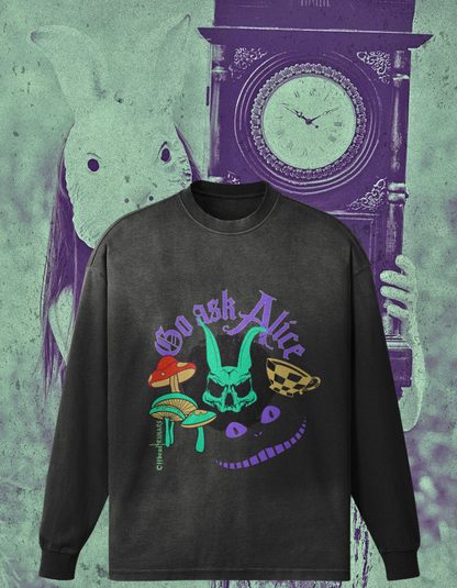 Go ask Alice Unisex Faded Long sleeves Sweatshirt