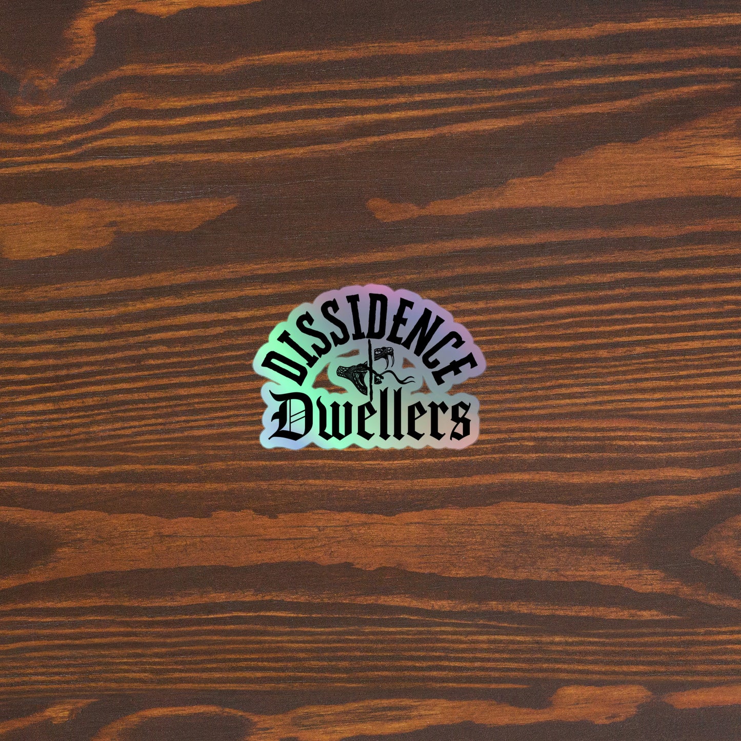 Dissidence Dwellers Holographic stickers