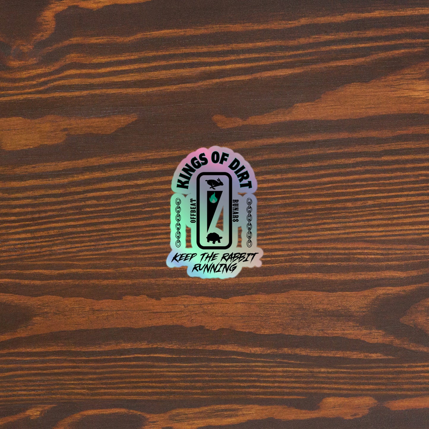 Kings of dirt Holographic stickers