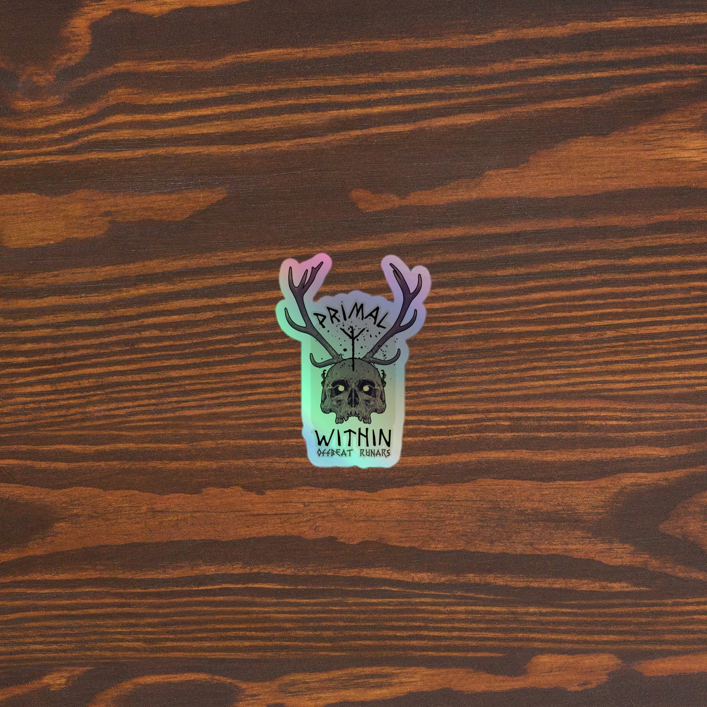 Primal within Holographic stickers