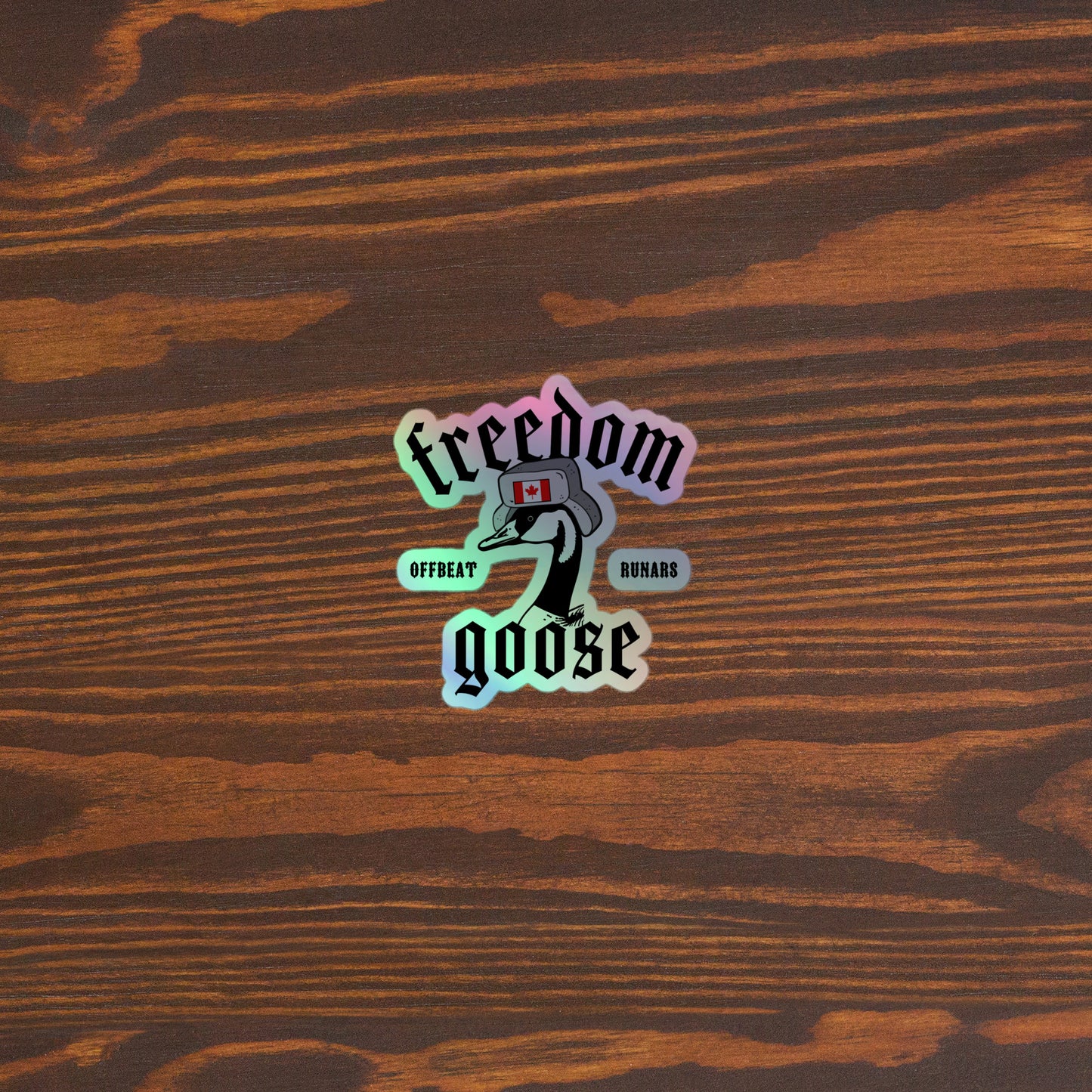 Freedom Goose Holographic stickers