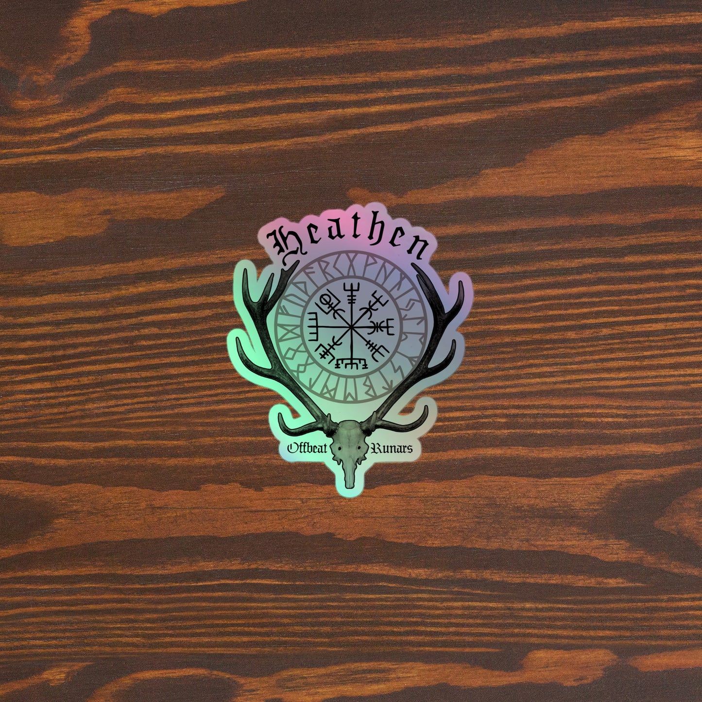 Heathen Holographic stickers