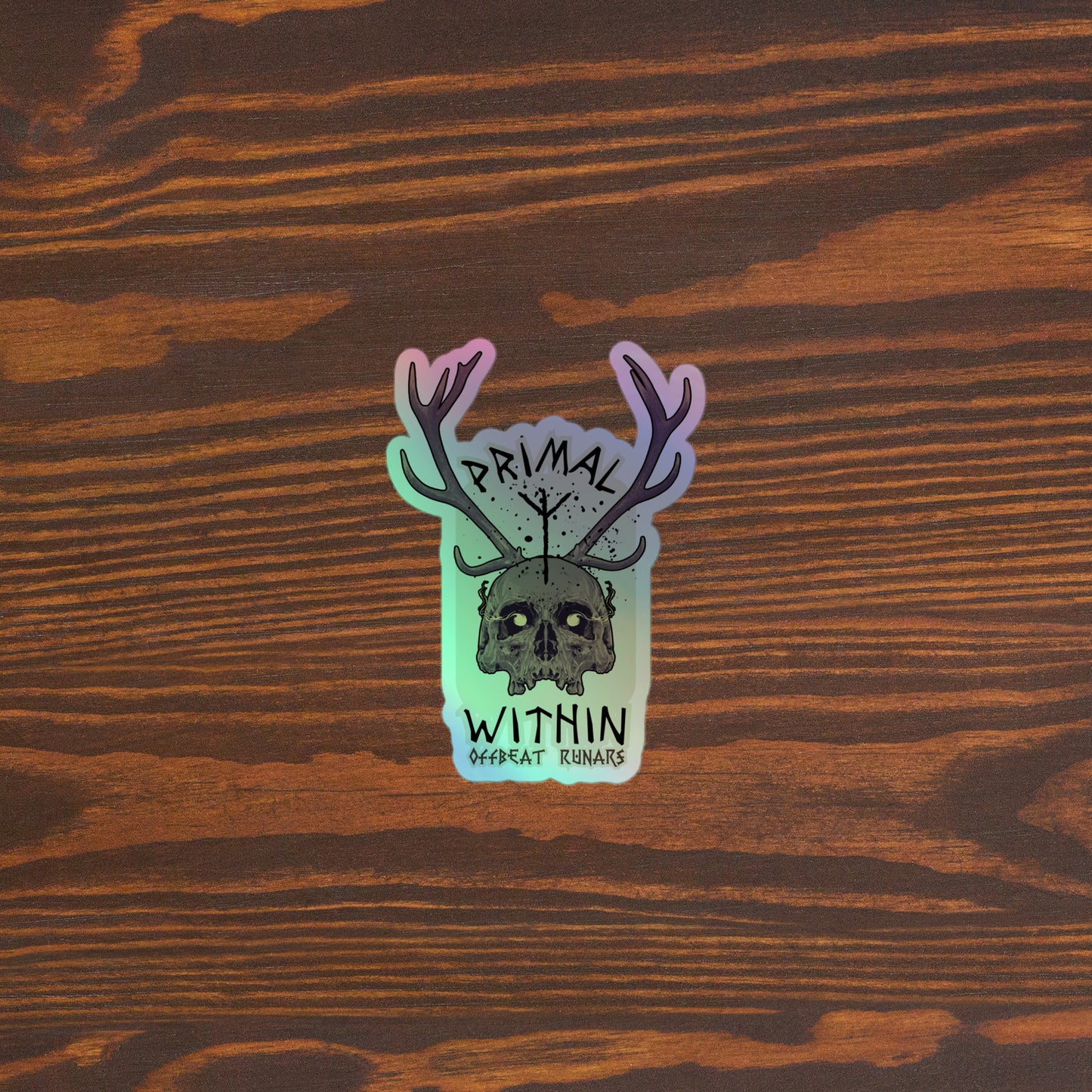 Primal within Holographic stickers