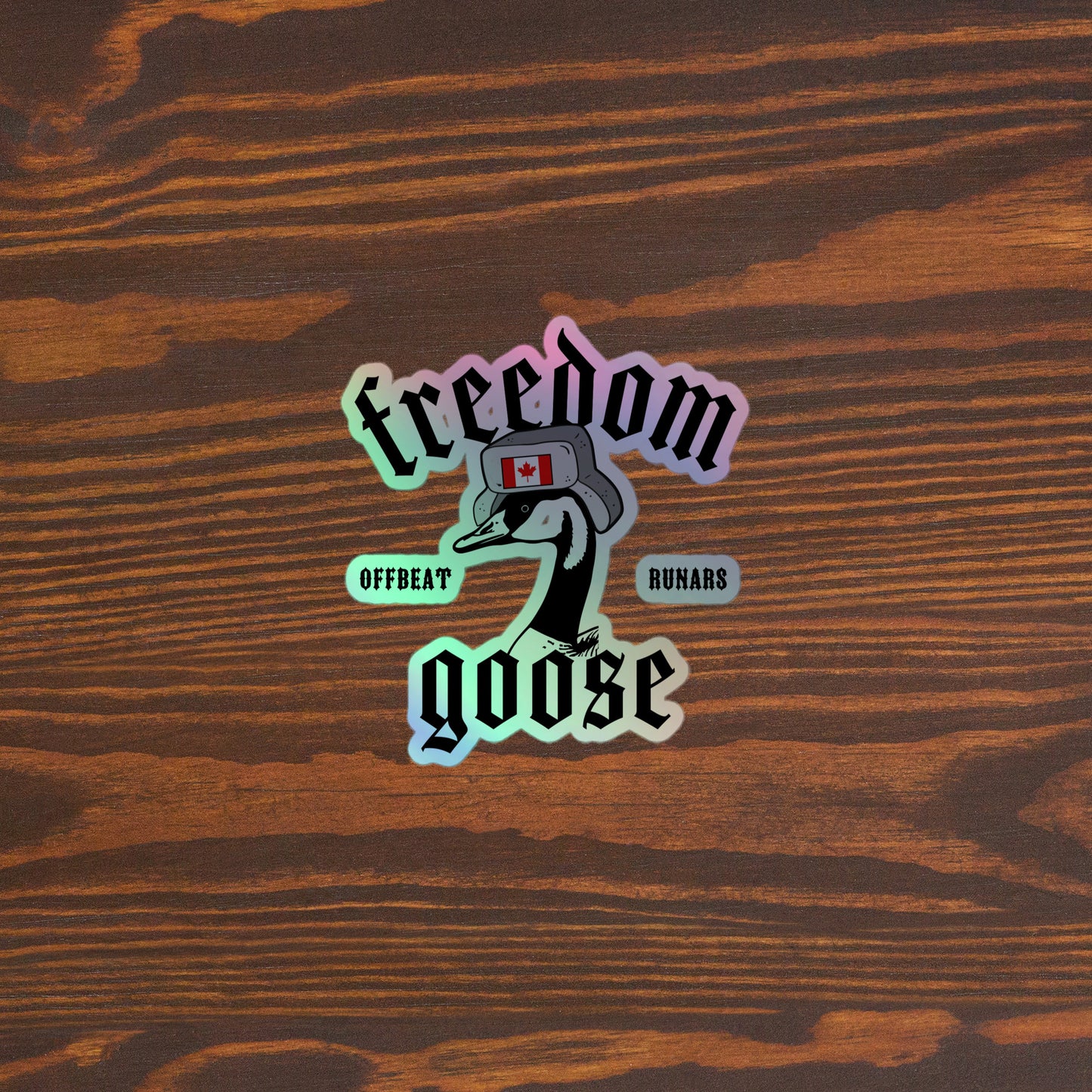 Freedom Goose Holographic stickers