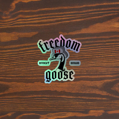 Freedom Goose Holographic stickers