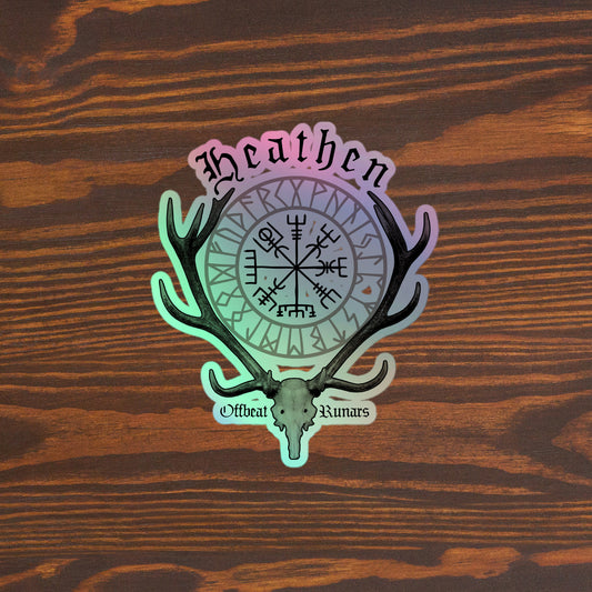 Heathen Holographic stickers