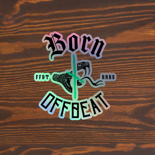 Born Offbeat Holographic stickers