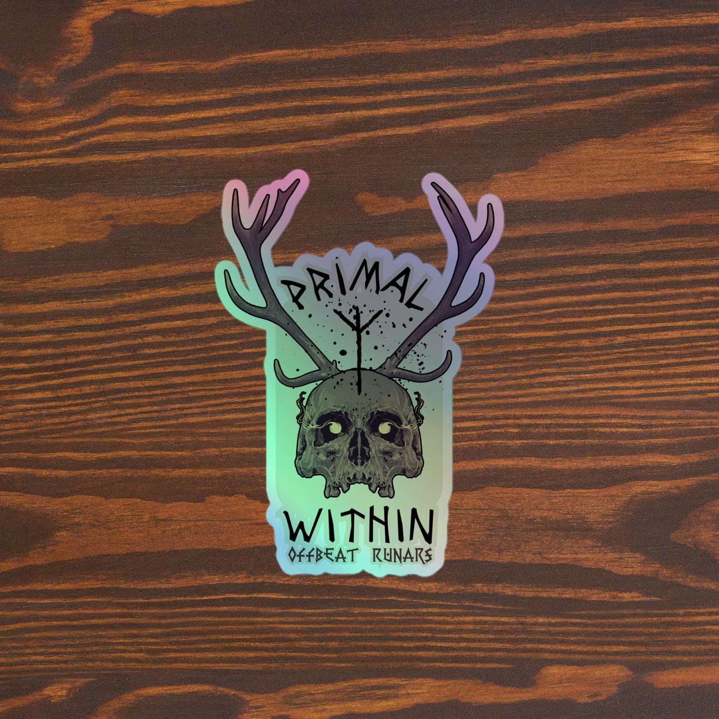 Primal within Holographic stickers