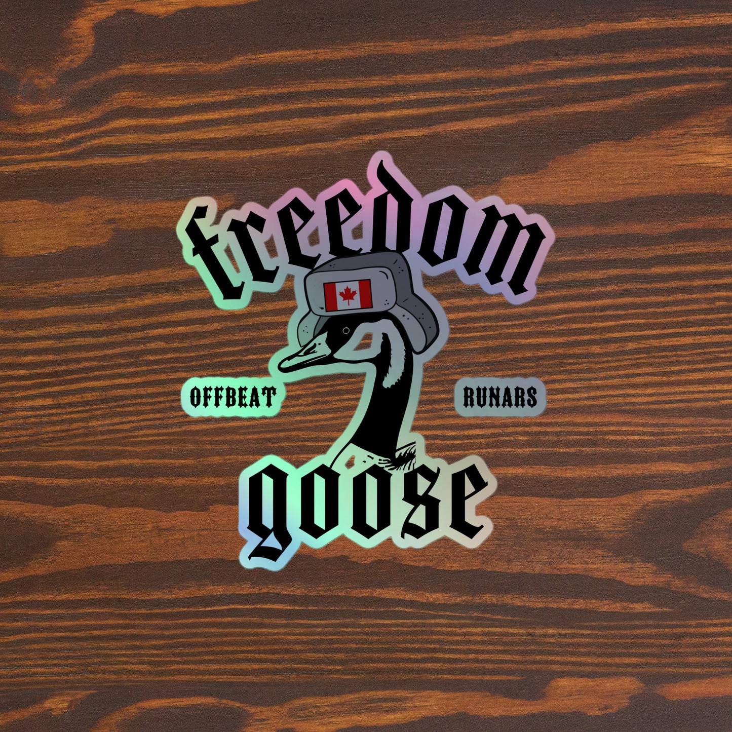 Freedom Goose Holographic stickers