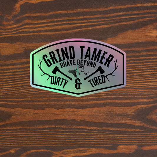 Grind tamer Holographic stickers