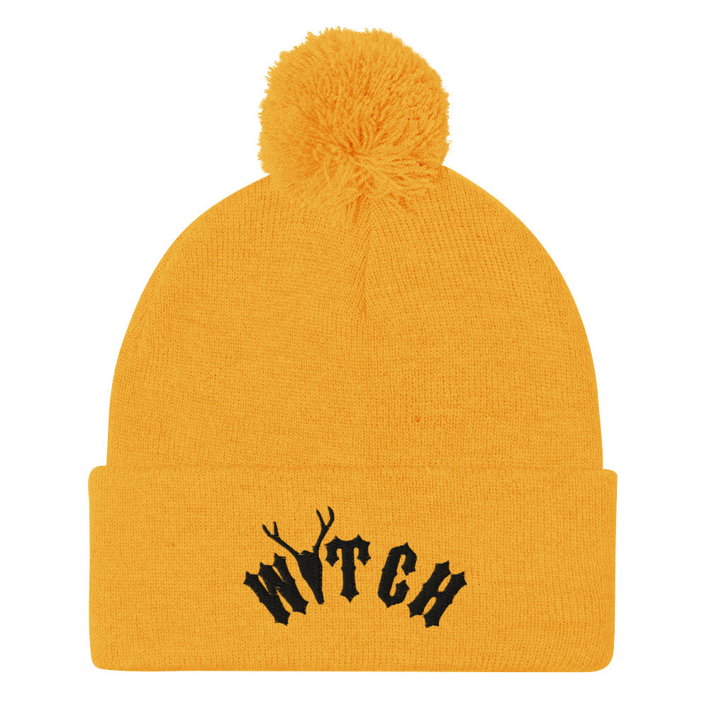 Witch Pom-Pom Beanie