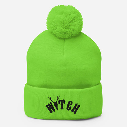 Witch Pom-Pom Beanie