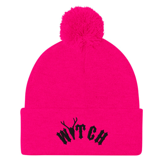 Witch Pom-Pom Beanie