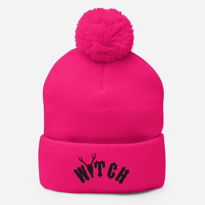 Witch Pom-Pom Beanie