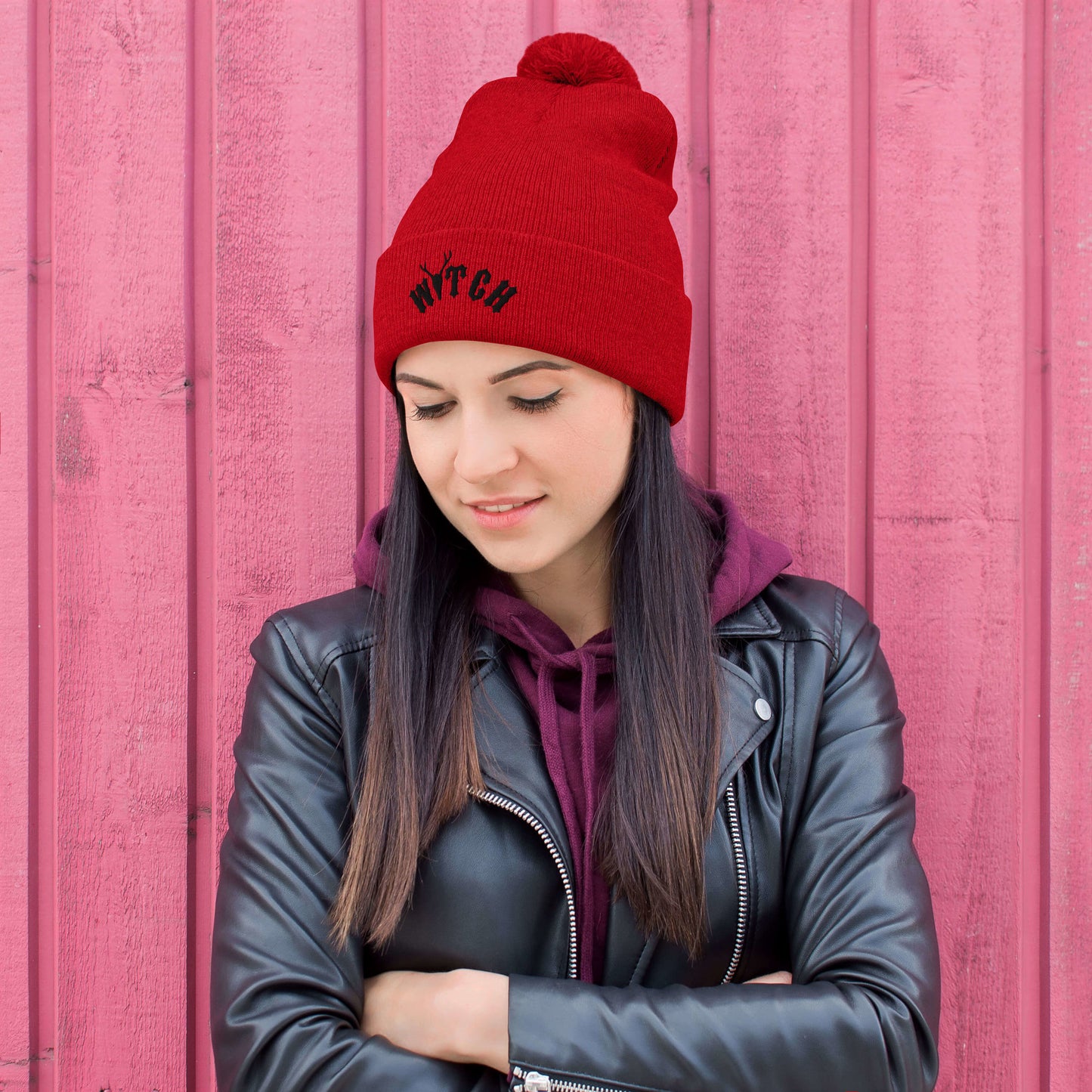 Witch Pom-Pom Beanie