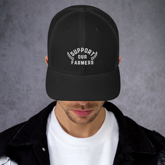 Support Our Farmers Trucker Cap