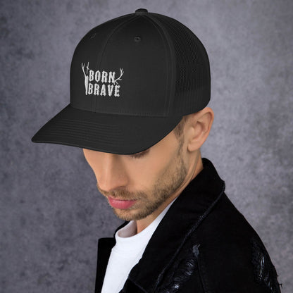 Born Brave Trucker Cap