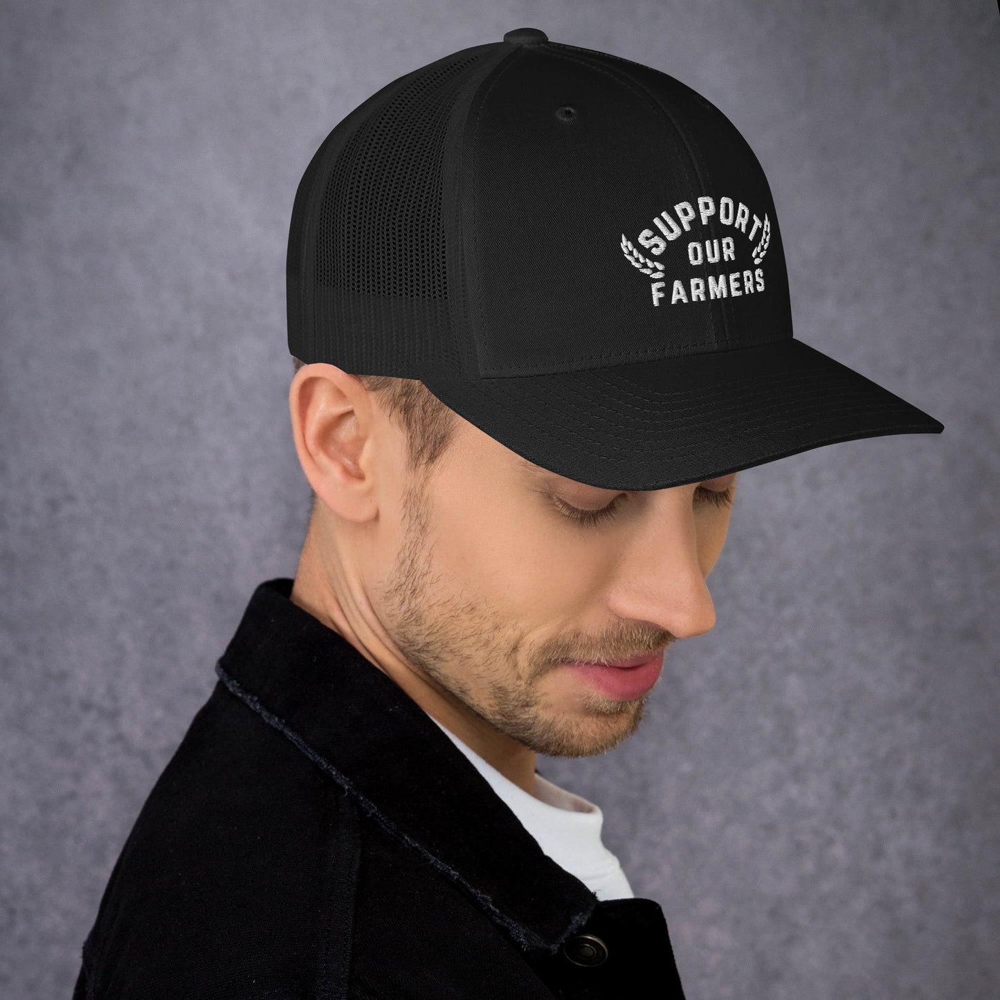 Support Our Farmers Trucker Cap