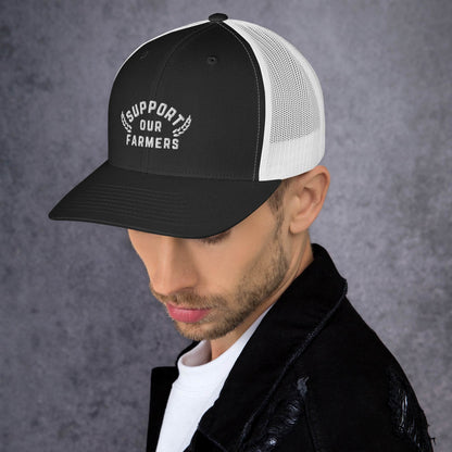 Support Our Farmers Trucker Cap