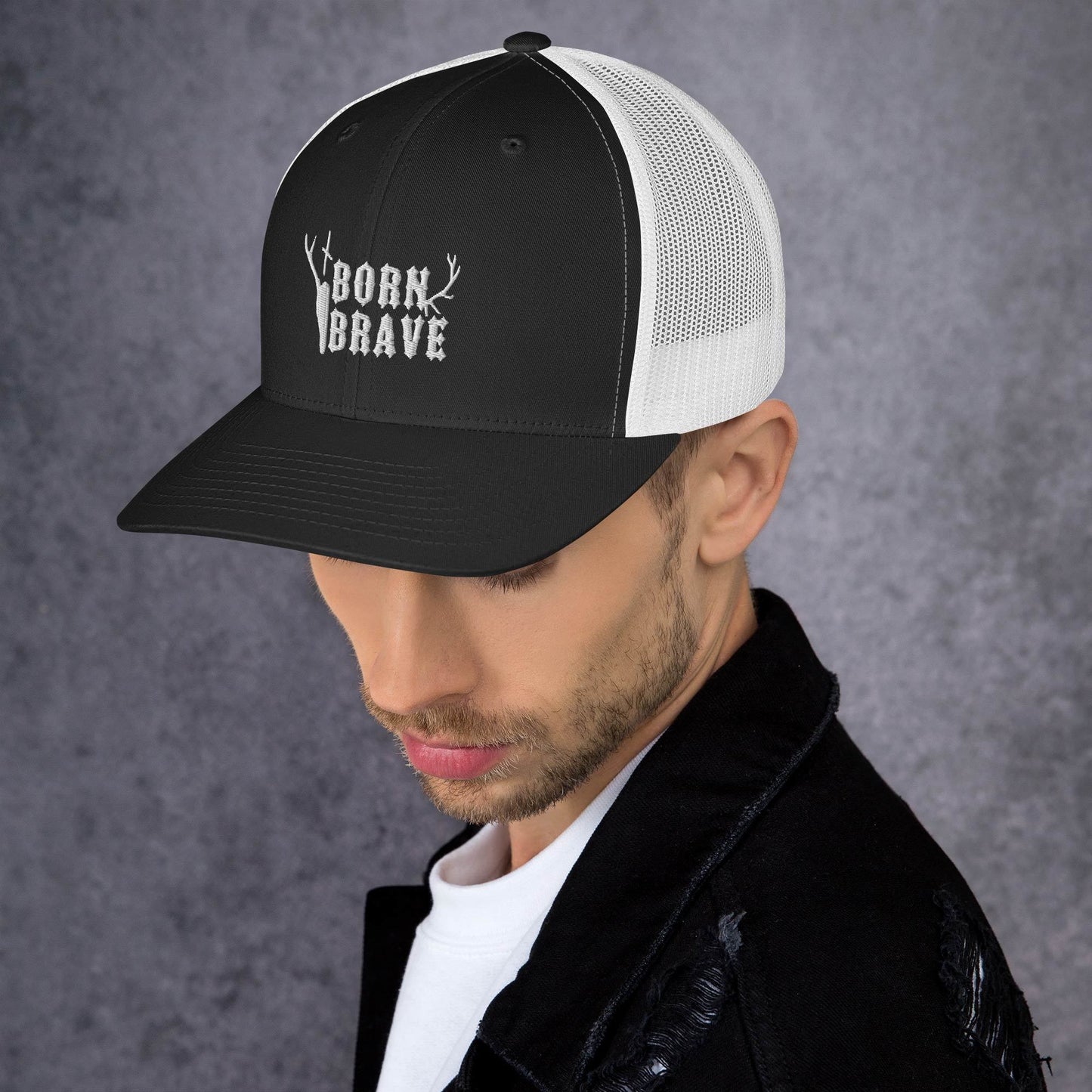 Born Brave Trucker Cap