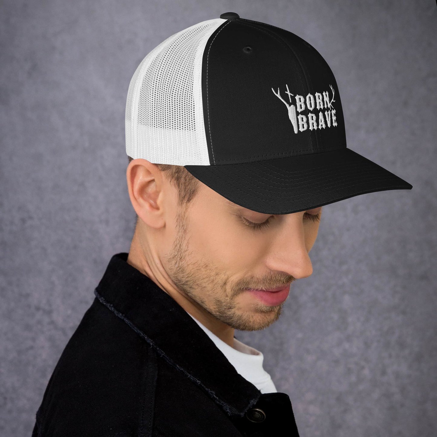 Born Brave Trucker Cap