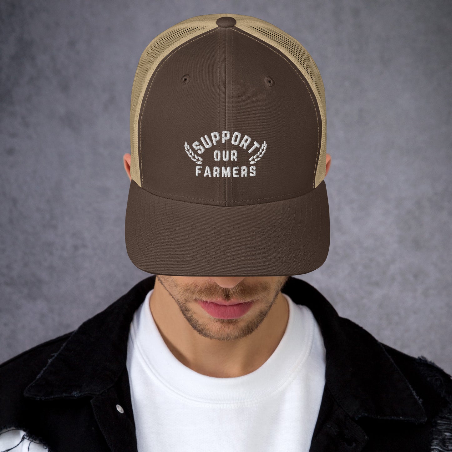 Support Our Farmers Trucker Cap