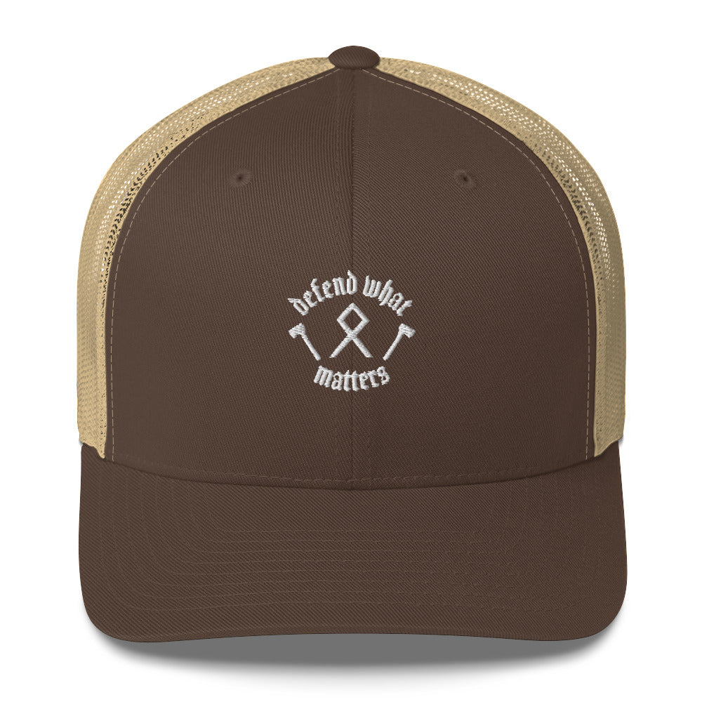 Defend what matter Trucker Cap