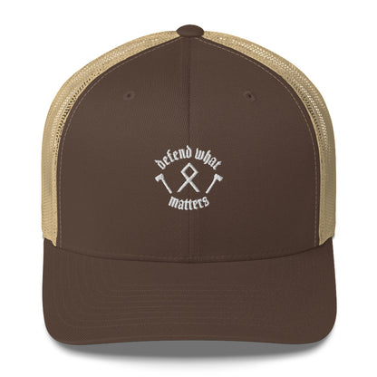 Defend what matter Trucker Cap