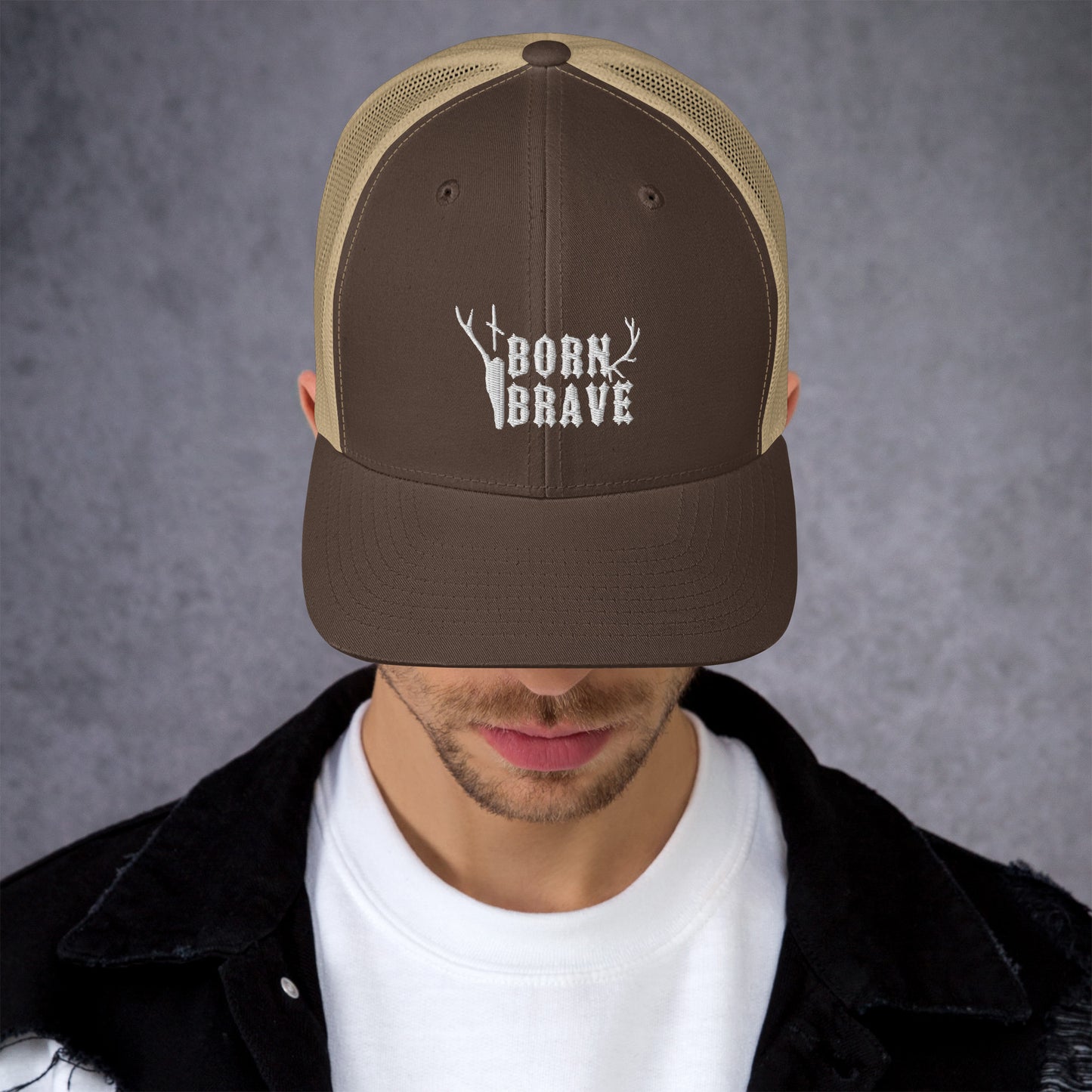 Born Brave Trucker Cap