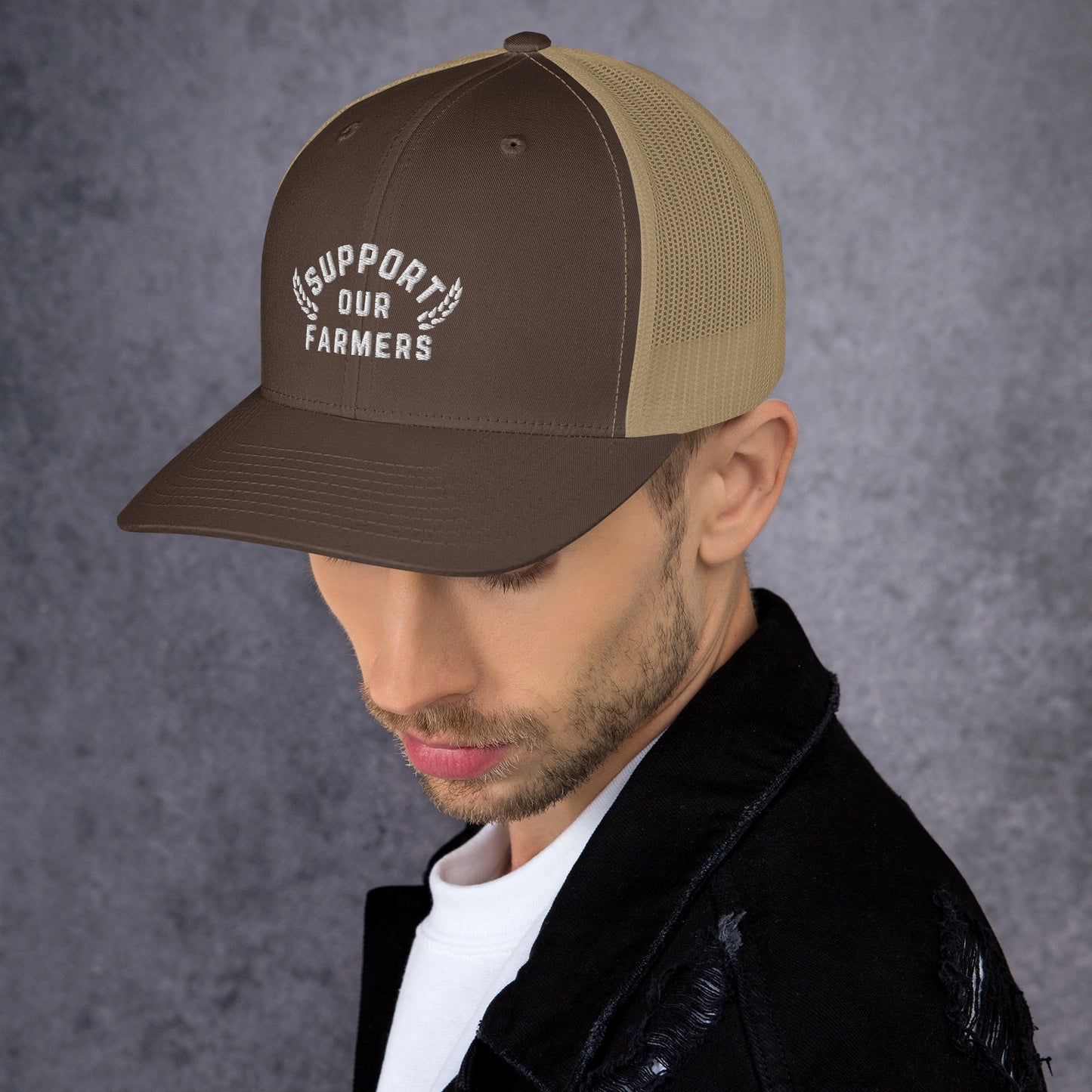 Support Our Farmers Trucker Cap