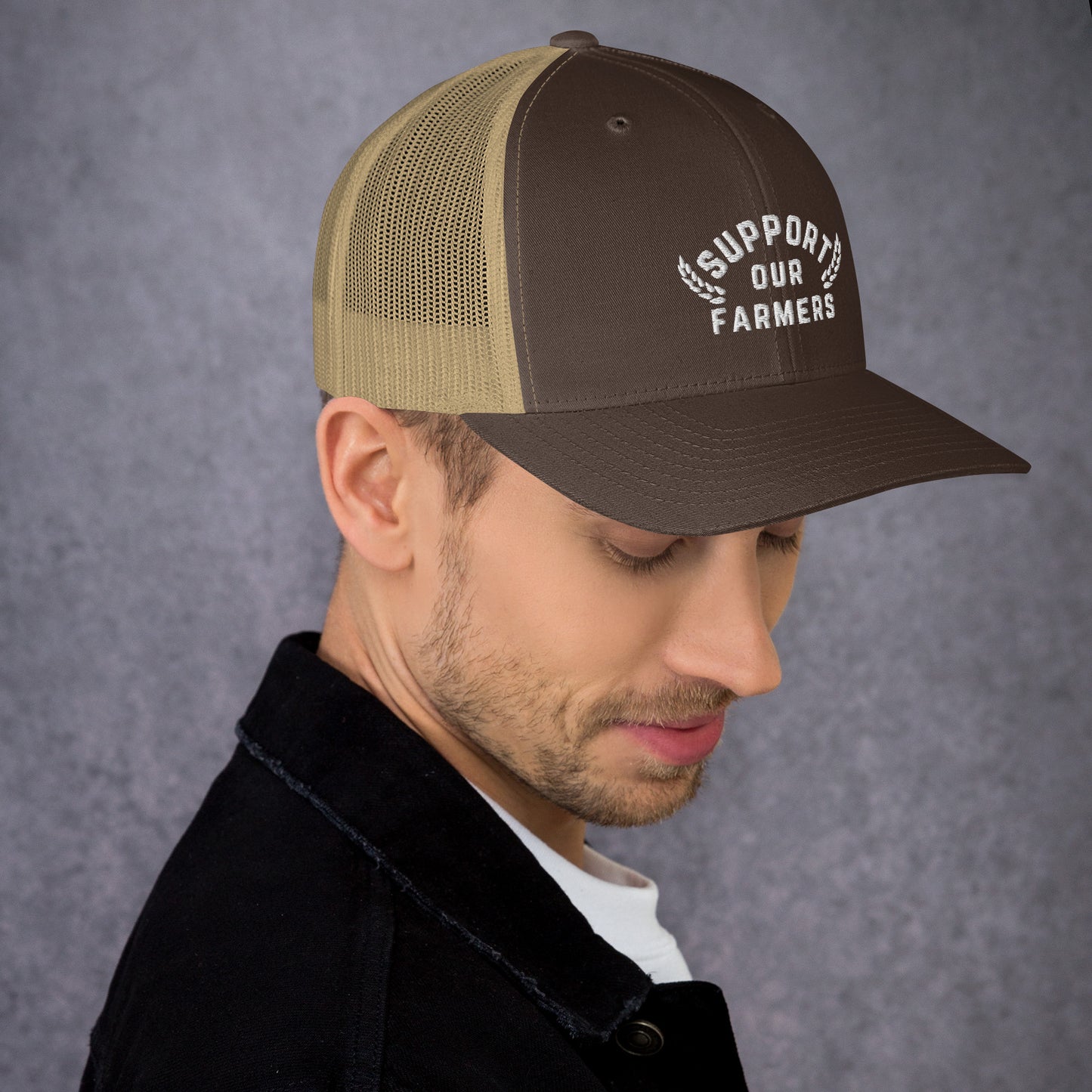 Support Our Farmers Trucker Cap