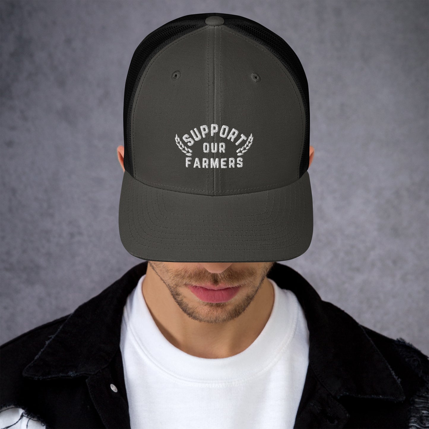 Support Our Farmers Trucker Cap