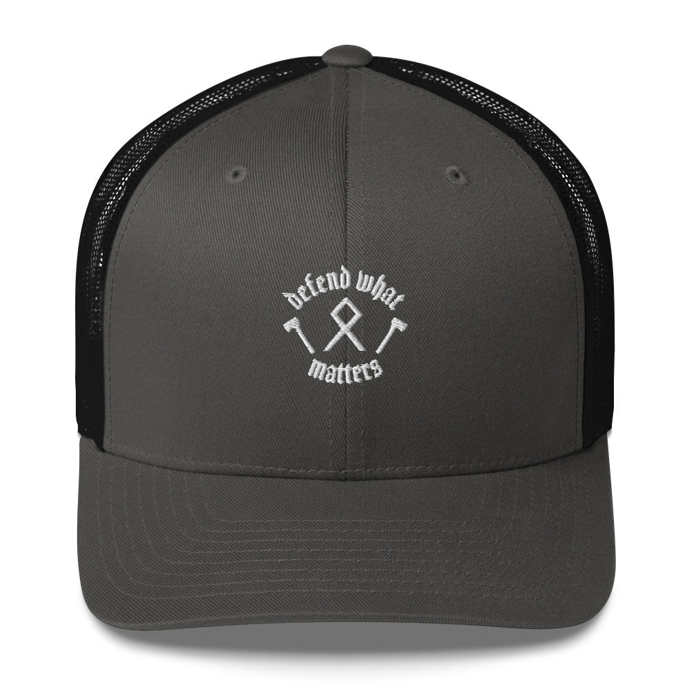 Defend what matter Trucker Cap