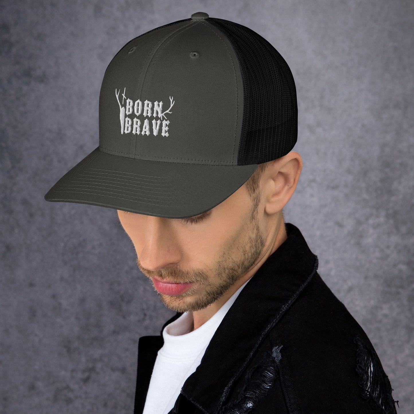 Born Brave Trucker Cap