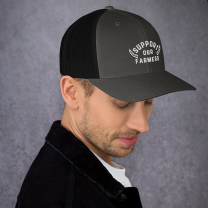 Support Our Farmers Trucker Cap