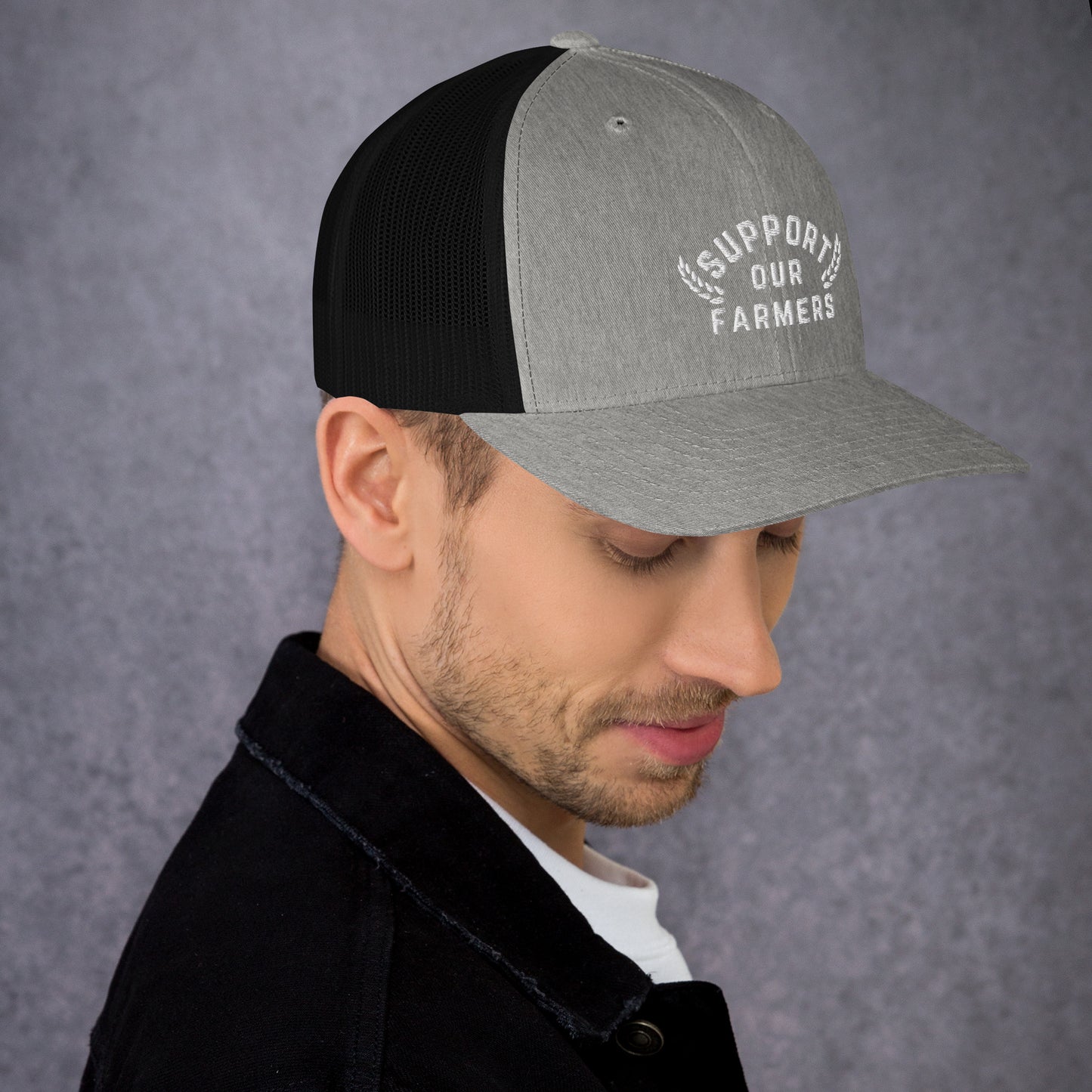 Support Our Farmers Trucker Cap