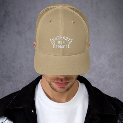 Support Our Farmers Trucker Cap