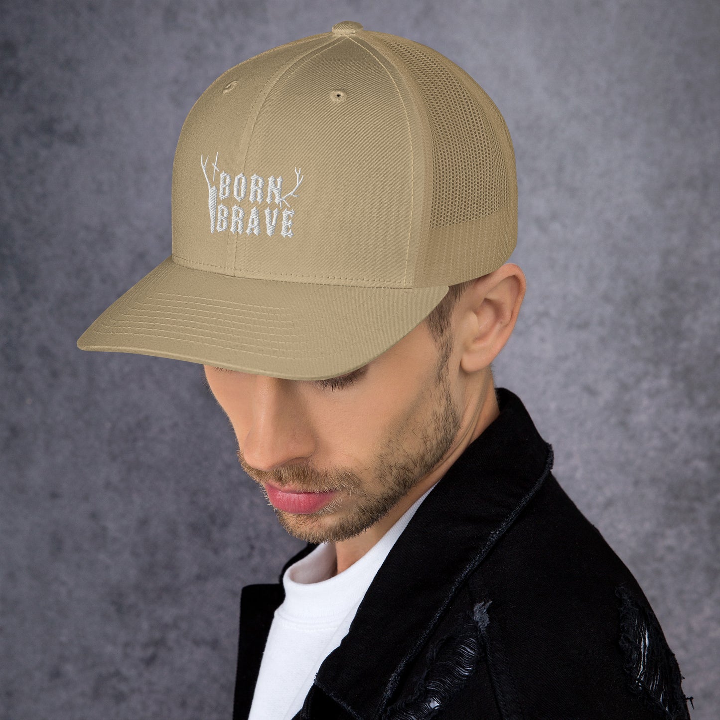 Born Brave Trucker Cap