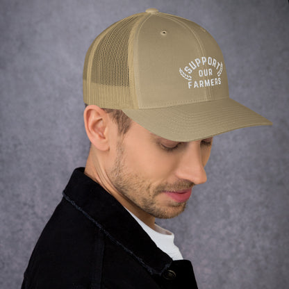 Support Our Farmers Trucker Cap