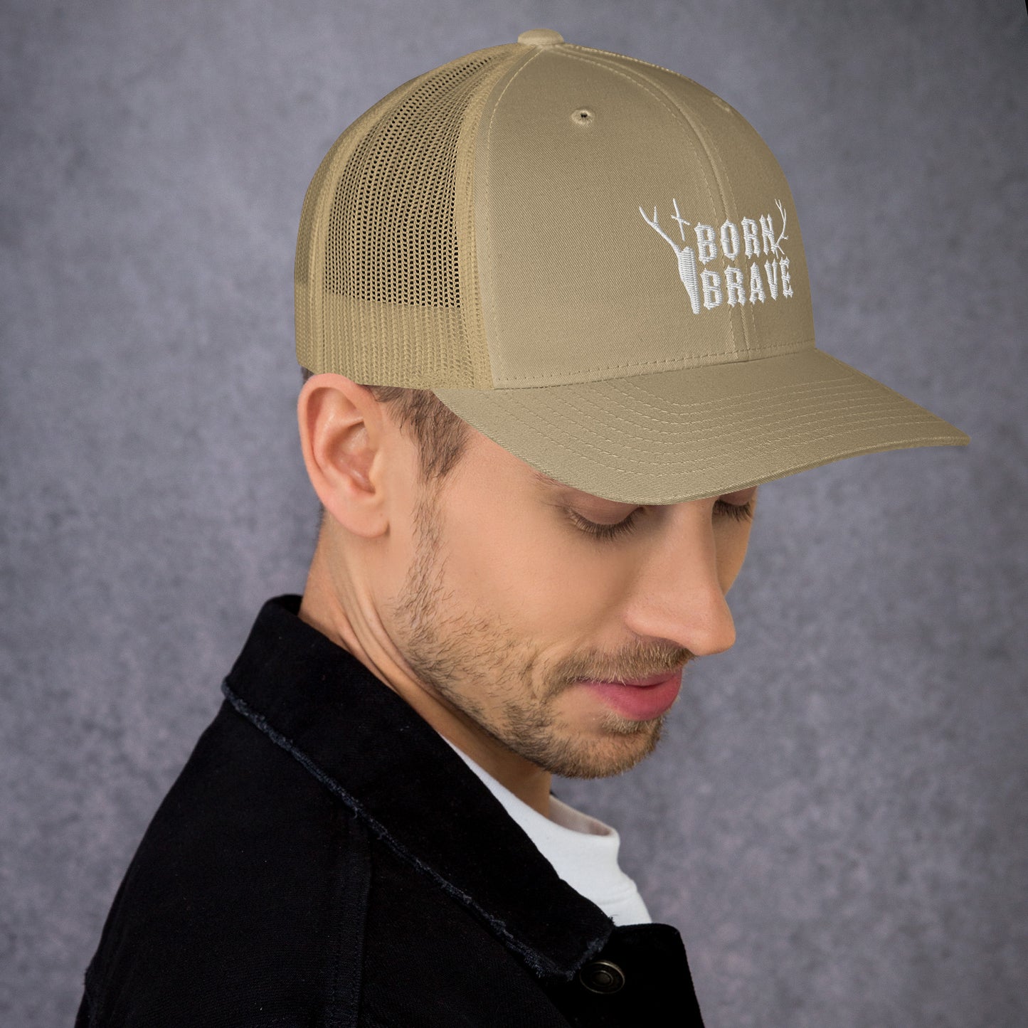 Born Brave Trucker Cap