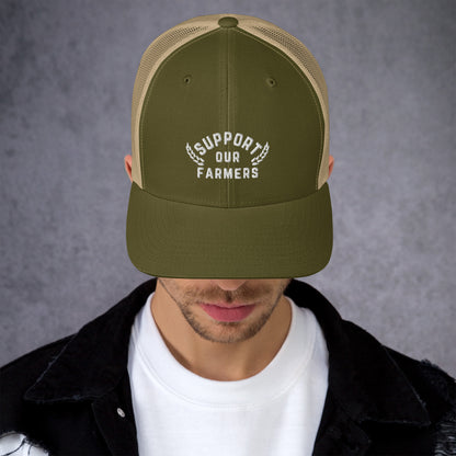 Support Our Farmers Trucker Cap