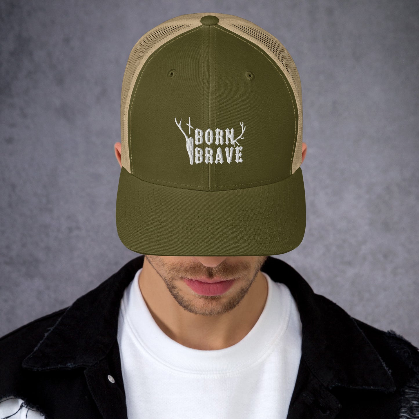 Born Brave Trucker Cap