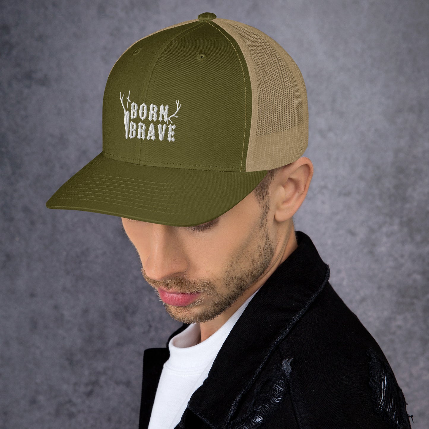 Born Brave Trucker Cap